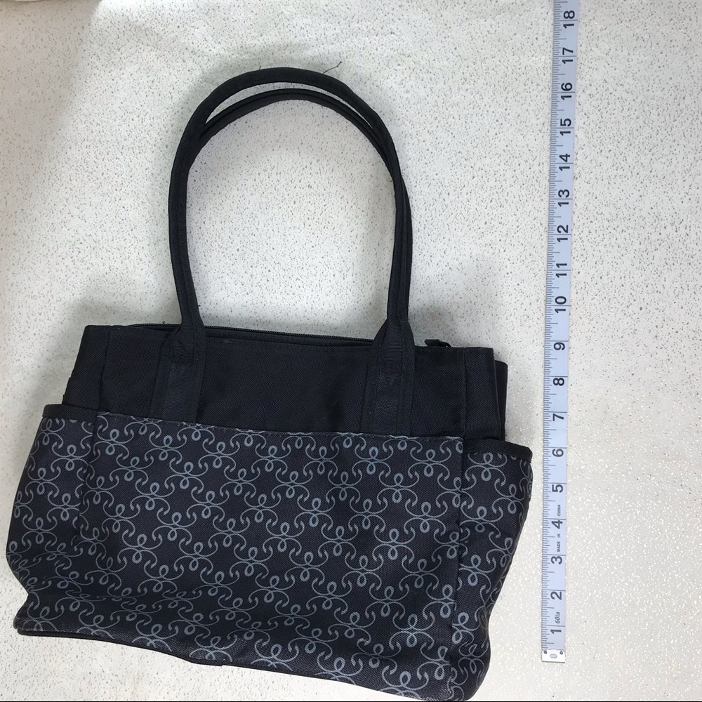 The First Years Baby Tote Bag Black Small - Picture 7 of 11